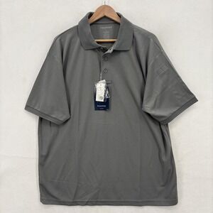 Propper Polo Shirt Mens Large Gray Uniform Short Sleeve Tactical Performance